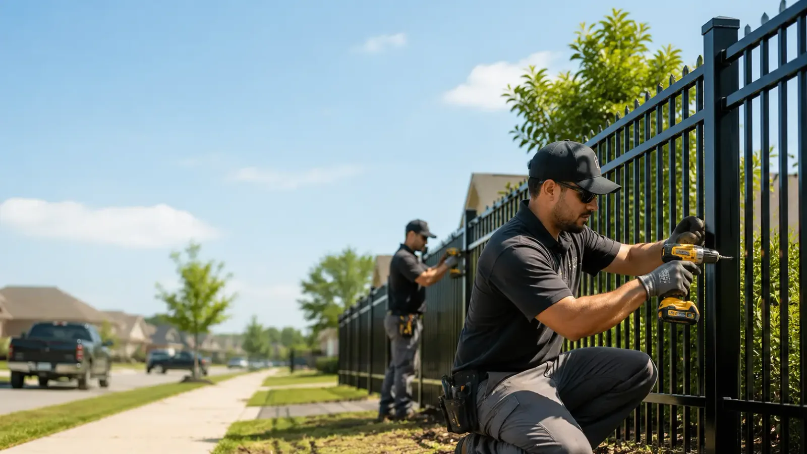 Metal Fence Installation in Taft, TX